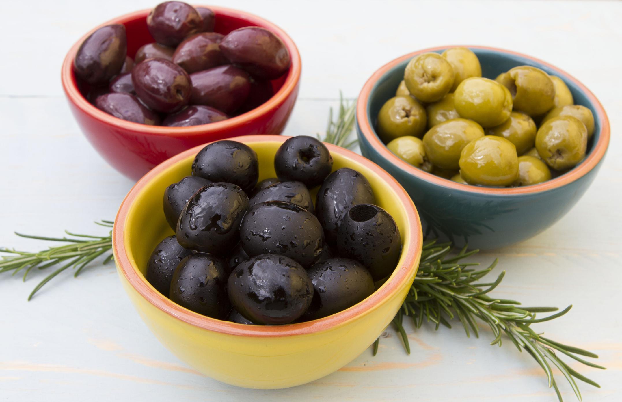 Aceitunas Hojiblanca, Picual y Picuda