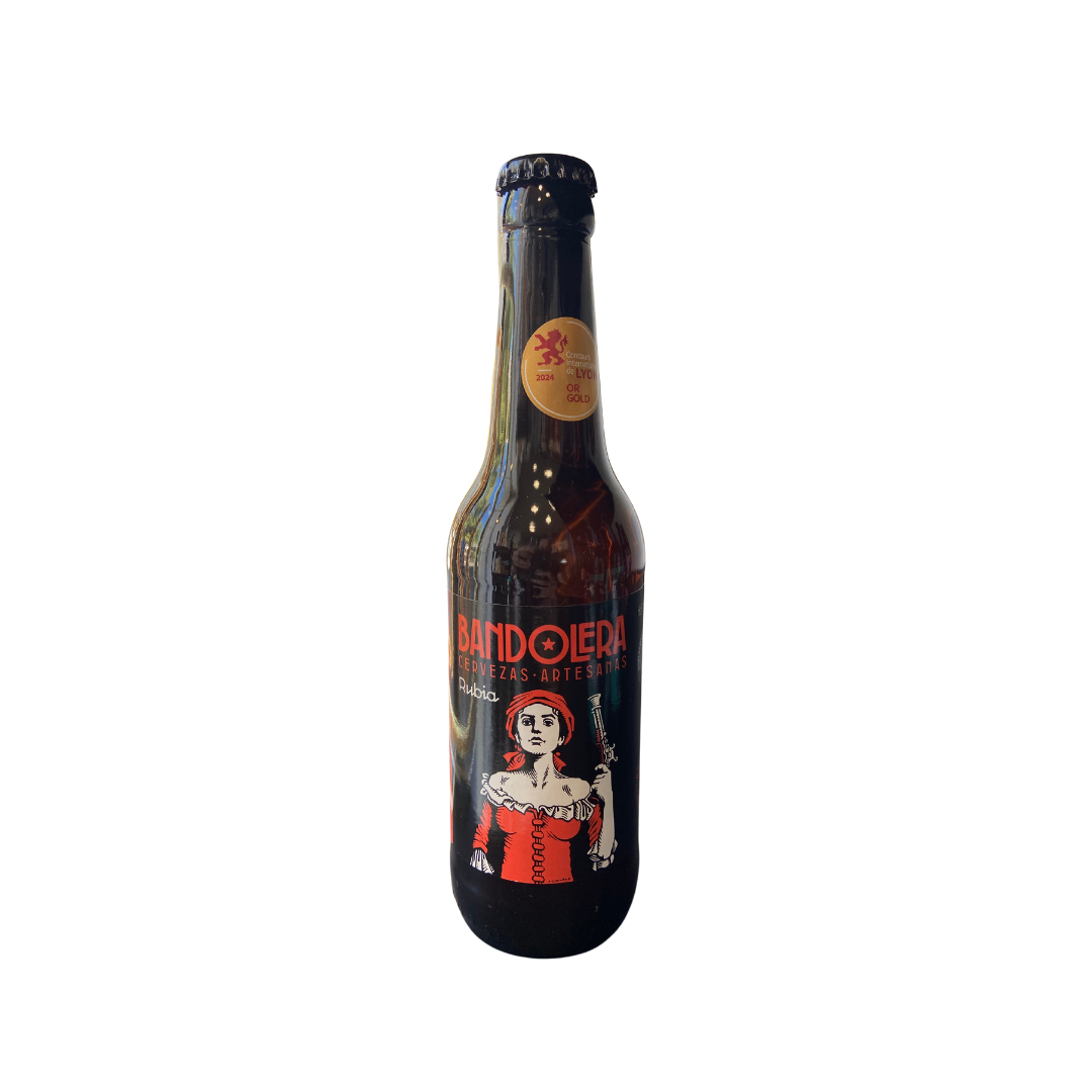 Cerveza Artesanal Bandolera. Rubia. 33 cl. (Transformando).