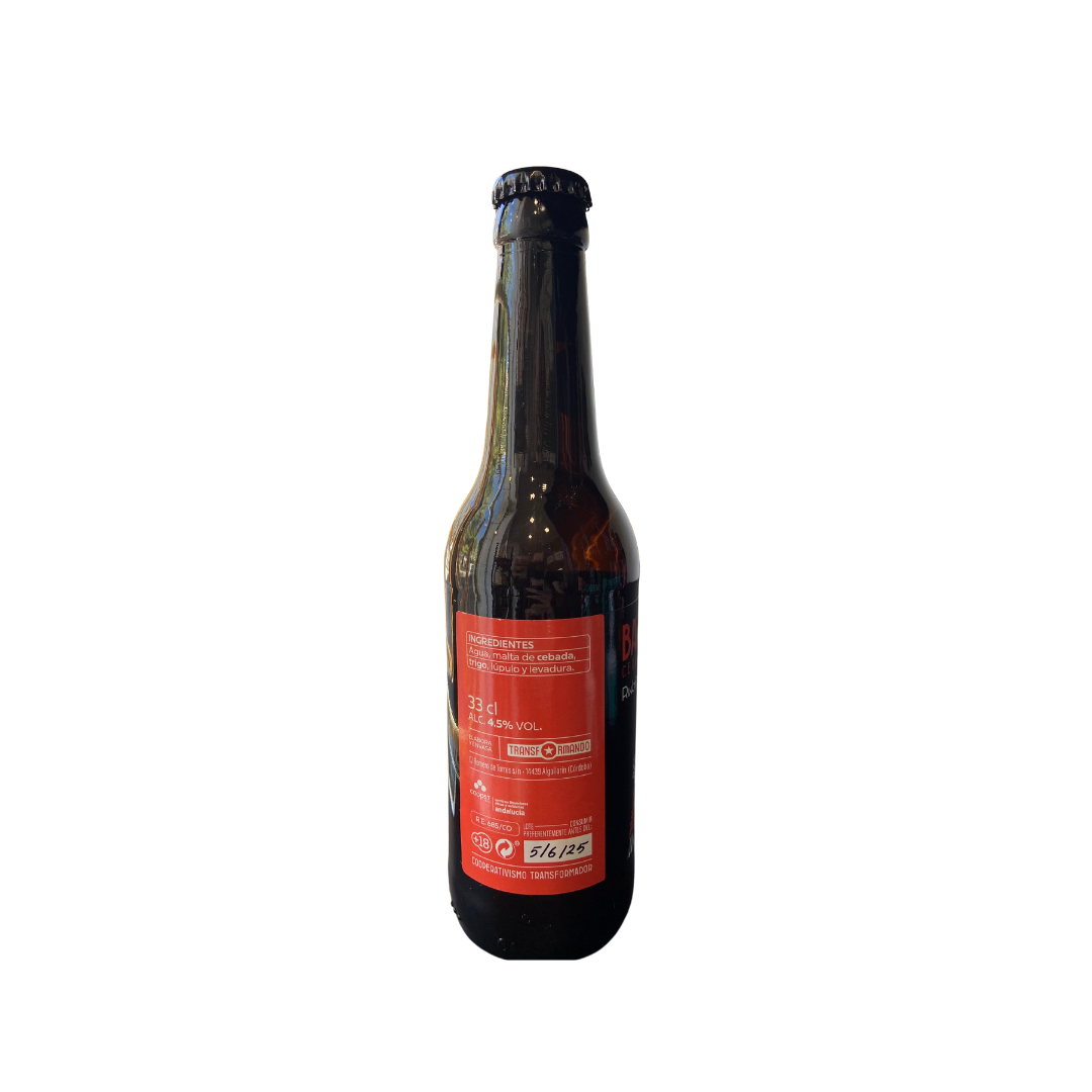 Cerveza Artesanal Bandolera. Rubia. 33 cl. (Transformando).