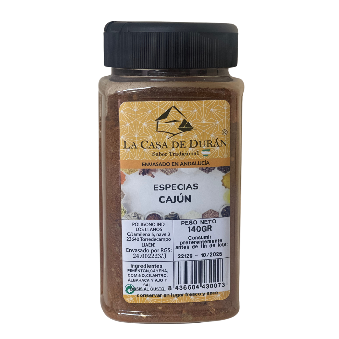 Especias Cajún Bote 140g