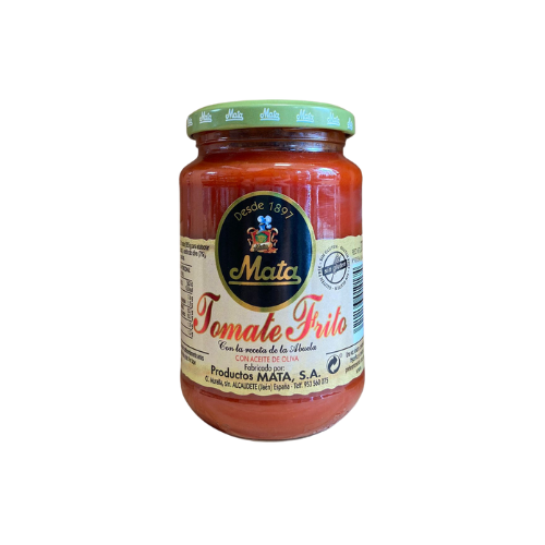 SALSA DE TOMATE FRITO CON ACEITE DE OLIVA VIDRIO DE 370 GR. MATA