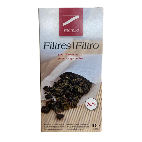 SHAMILA PAPEL FILTRO PARA TÉ TAMAÑO XS, 100 UDS.