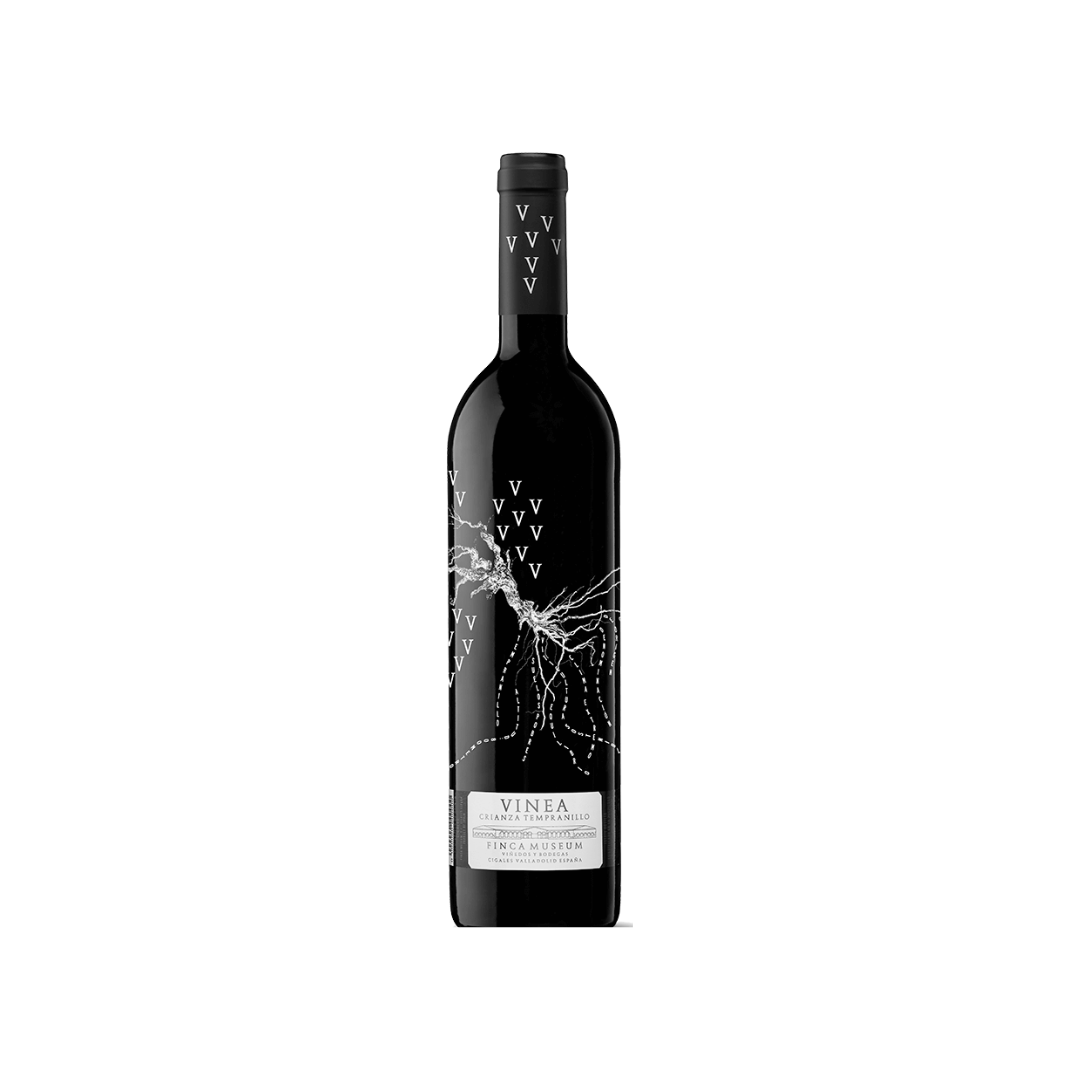 Vino Vinea Crianza Tempranillo 2017. Finca Museum. Viñedos y Bodegas Cigales, Valladolid España. 75 cl