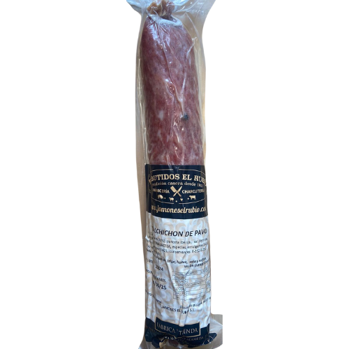 Hausgemachte Putensalami