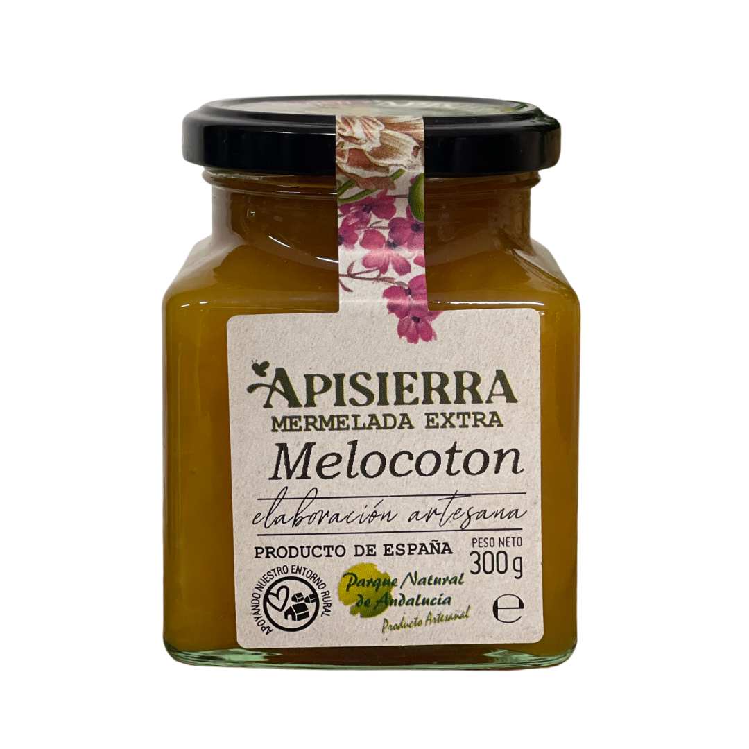 Mermelada Artesana de Melocotón 300grs (Apisierra)