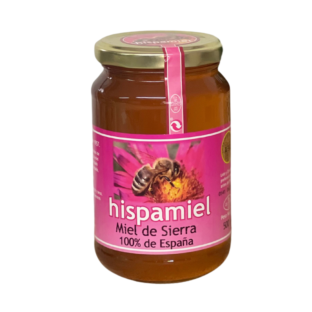 Natural Sierra Honey/flower honey 500gr. Hispamiel