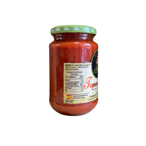 SALSA DE TOMATE FRITO CON ACEITE DE OLIVA VIDRIO DE 370 GR. MATA