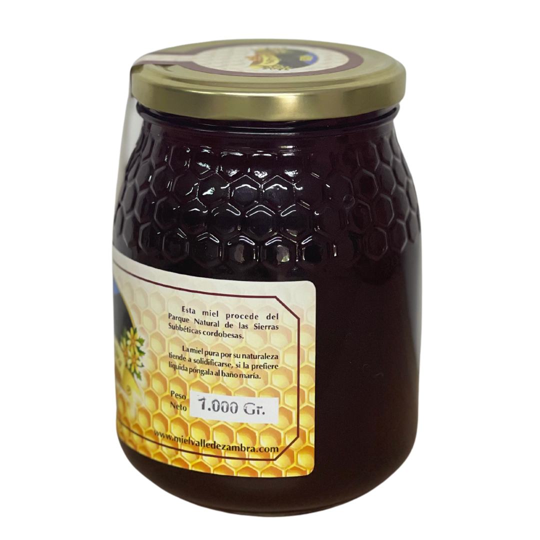 Pure natural honey from bees. 1 kg. (Zambra Valley)