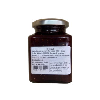 Artisanal Fig Jam. 300 Grs (Apisierra)