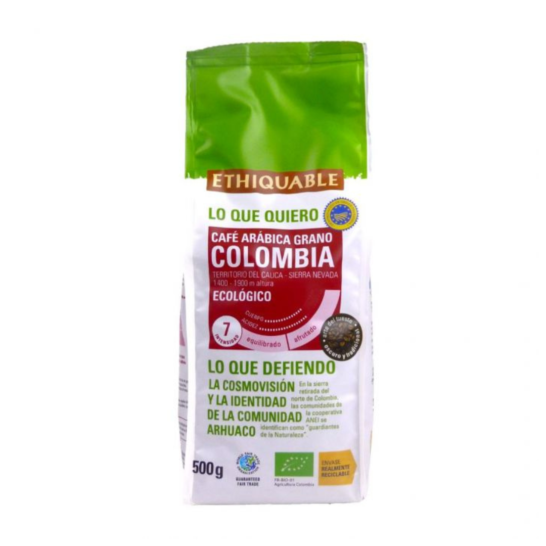 Organic Colombian Arabica Coffee Beans 500gr