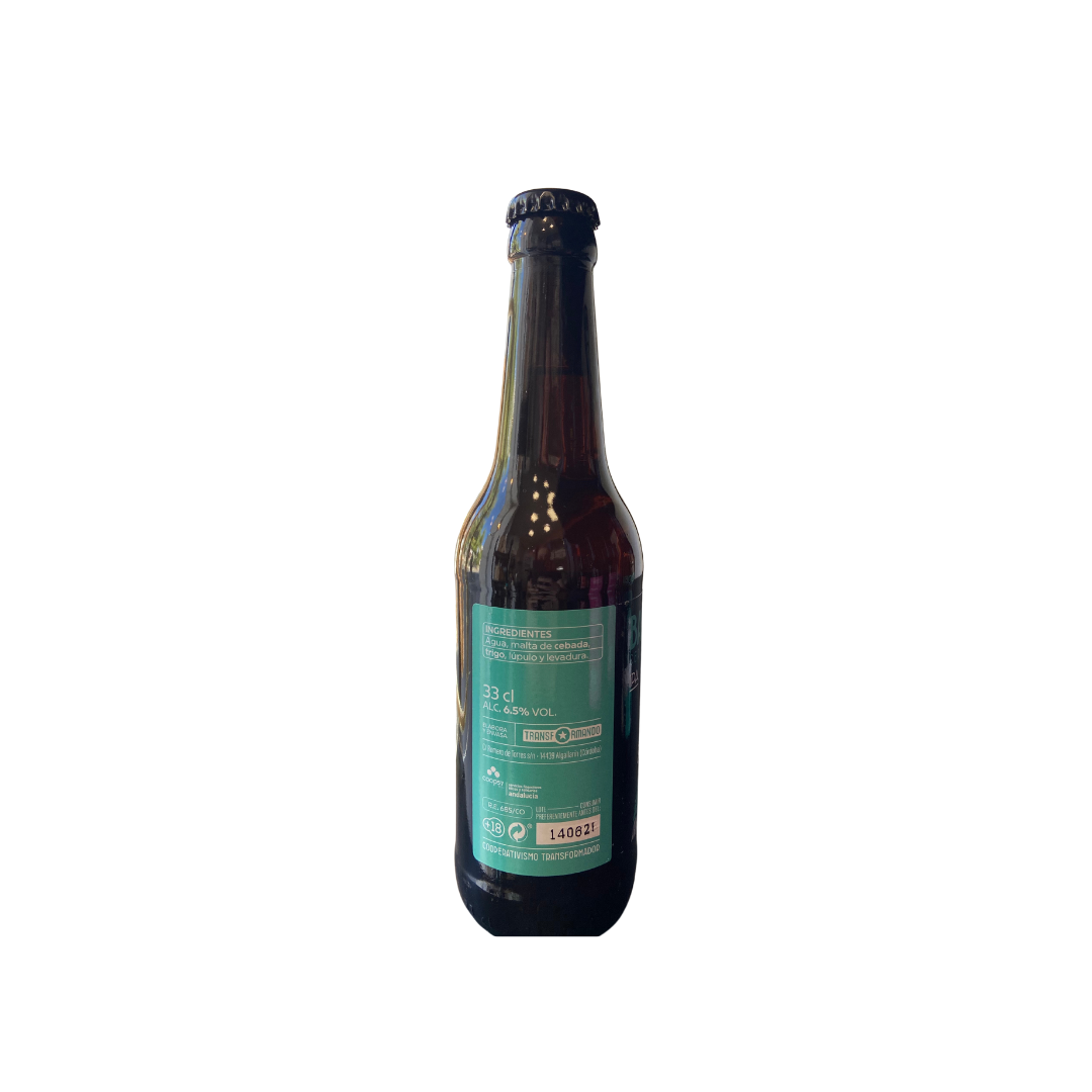 Bandolera. Cerveza artesanal. IPA. 33 cl. Córdoba.