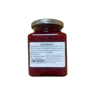 Hausgemachte Himbeermarmelade 300 g. Apisierra