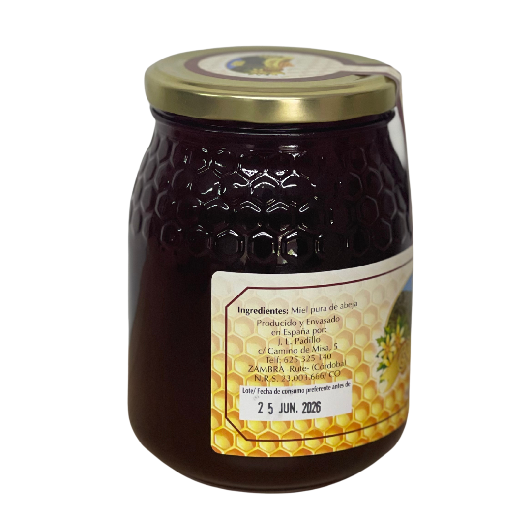 Pure natural honey from bees. 1 kg. (Zambra Valley)