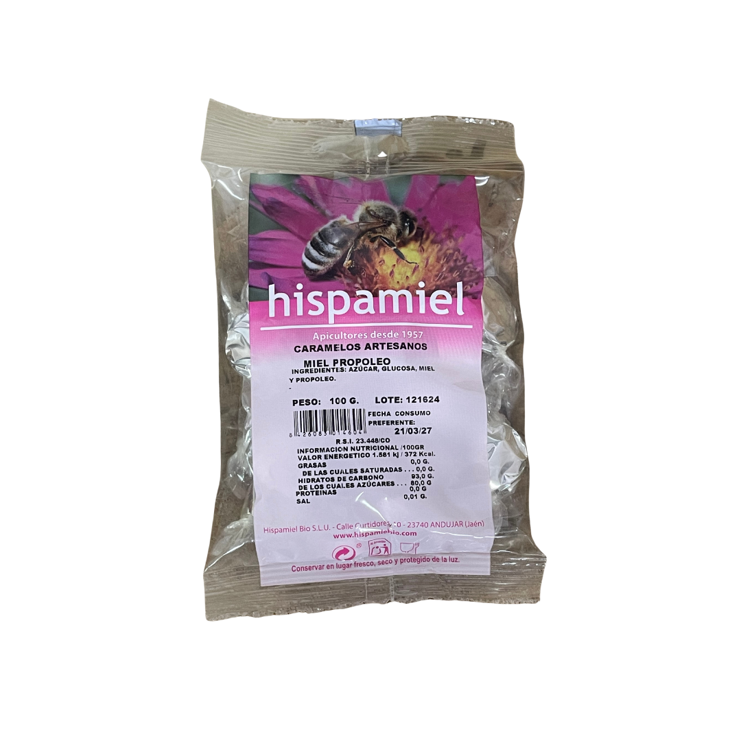 Caramelos Artesanos Miel Propóleo (Hispamiel)