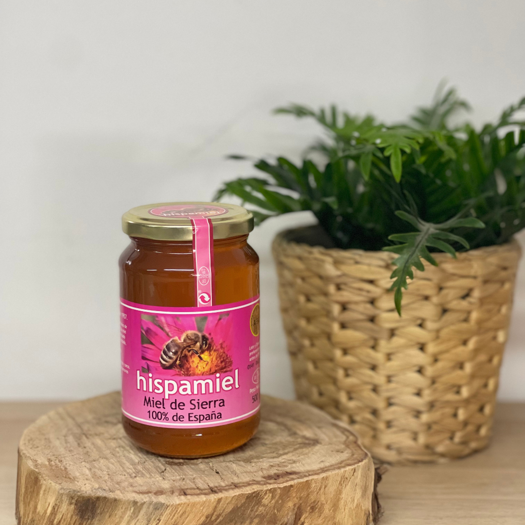 Natural Sierra Honey/flower honey 500gr. Hispamiel