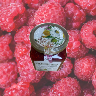 Hausgemachte Himbeermarmelade 300 g. Apisierra