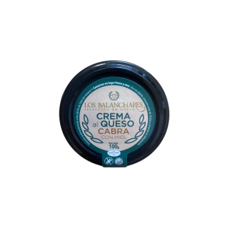 CREMA QUESO CABRA CON MIEL TARRO 100 GR.