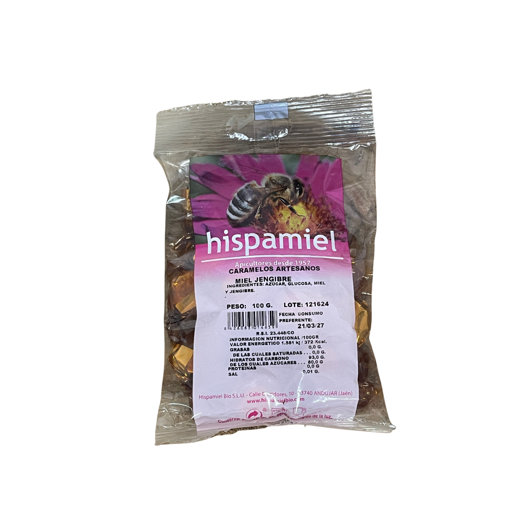 Artisanal Honey Ginger Candies (Hispamiel)