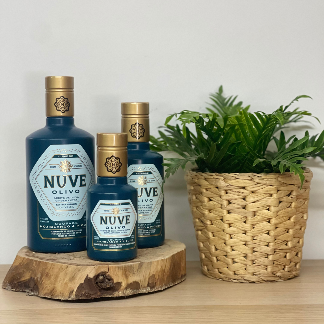 Aceite de Oliva Virgen Extra NUVE Olivo, 100ml, 250ml, 500ml Denominación de Origen Priego de Córdoba