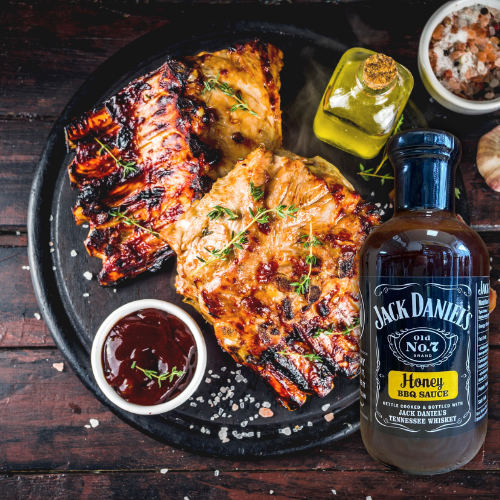 Salsa Jack Daniels Honey BBQ Sauce. 473 ml