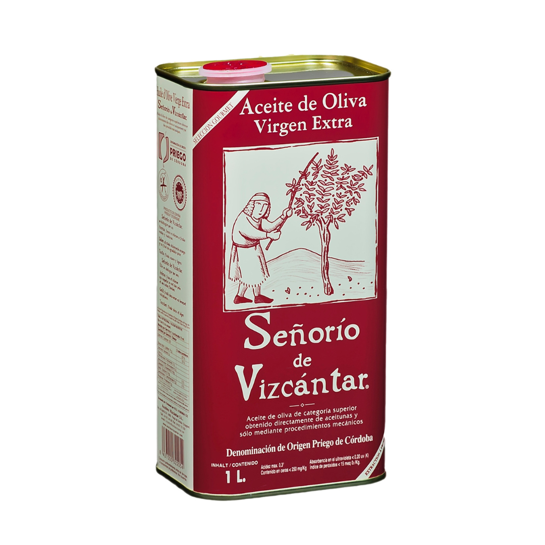 Aceite de Oliva Virgen Extra SEÑORÍO DE VIZCÁNTAR SELECCIÓN,  1L Formato en Lata