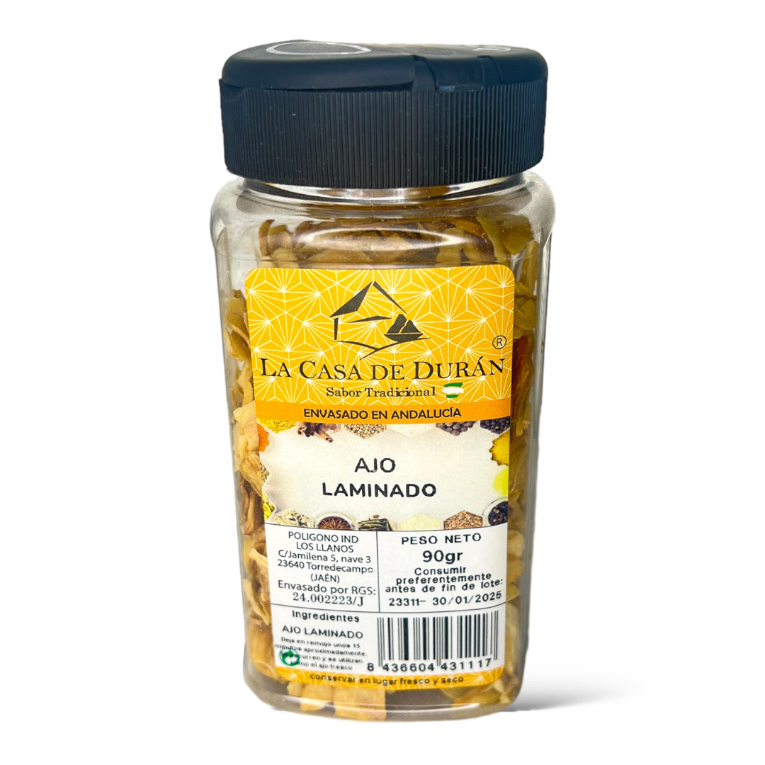 Sliced ​​Garlic Family Jar 90g - La Casa de Durán