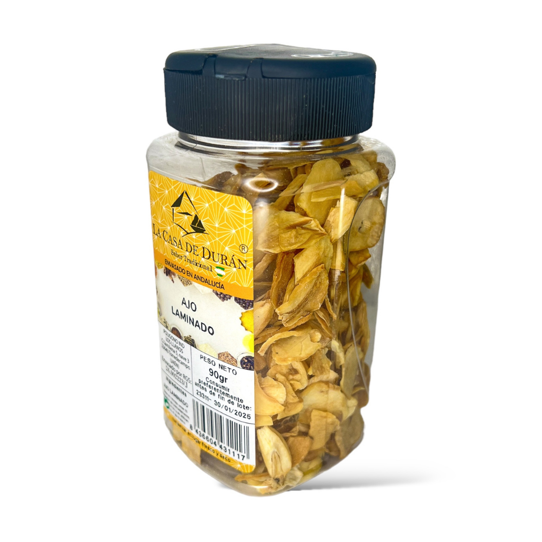 Sliced ​​Garlic Family Jar 90g - La Casa de Durán