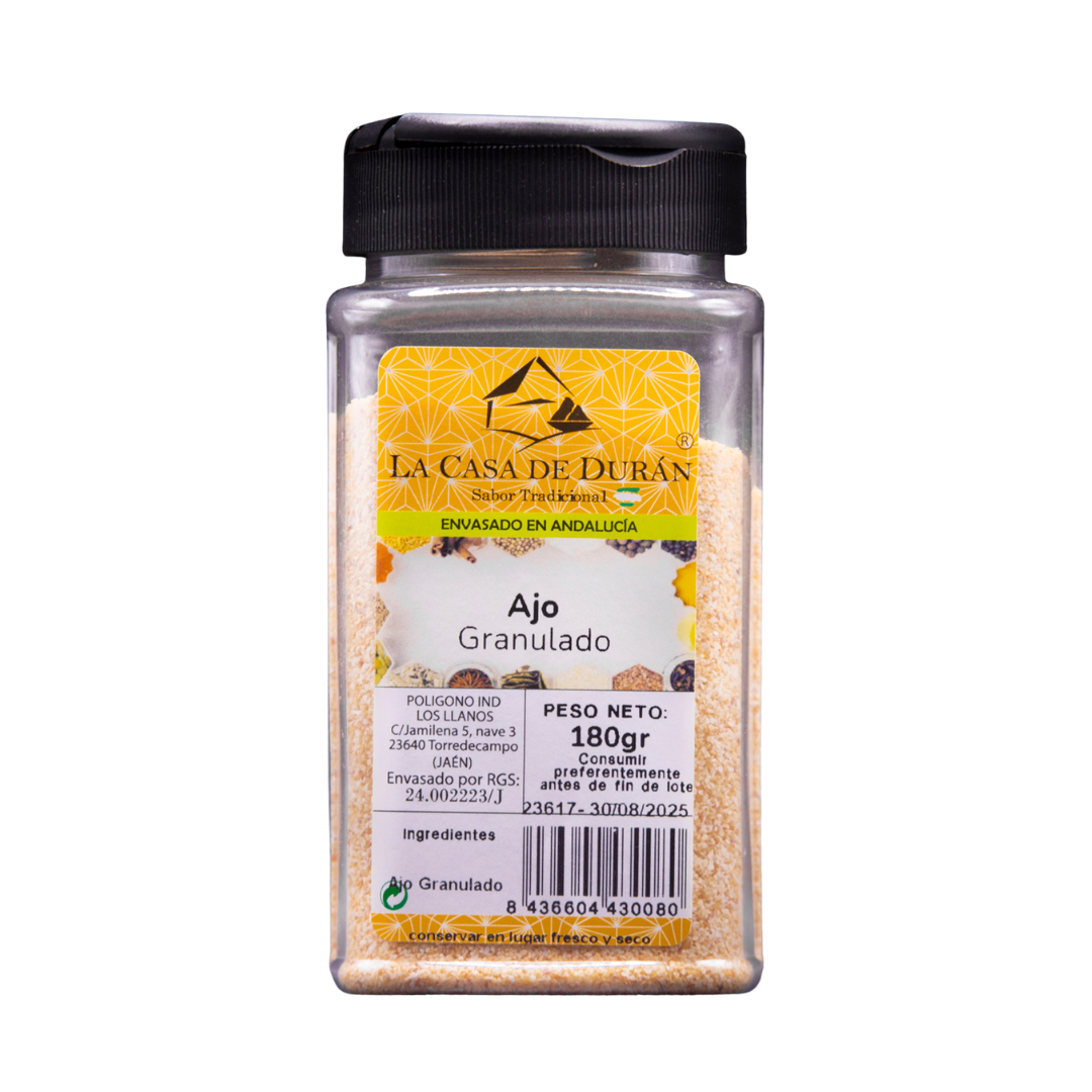 Granulated Garlic Family Jar 180g - La Casa de Durán