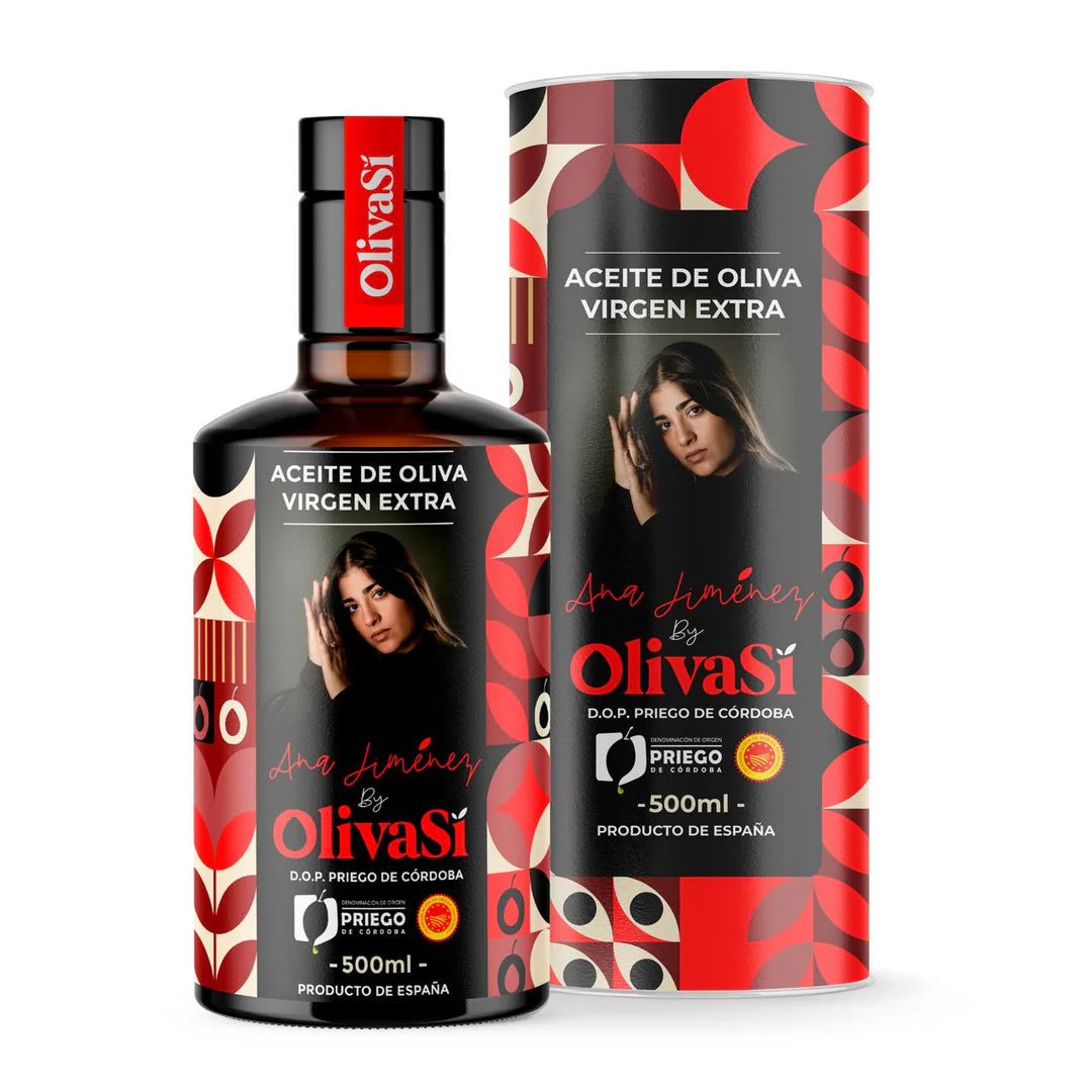 Extra Virgin Olive Oil, Designation of Origin of Priego de Córdoba, OLIVA SÍ Ana Jiménez Edition, 500ml, Coupage