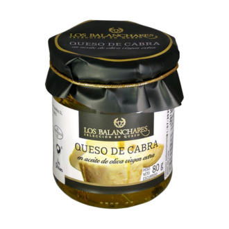 QUESO CABRA EN ACEITE, PASTA BLANDA. TARRO QUESITOS 2 UNDS. BALANCHARES