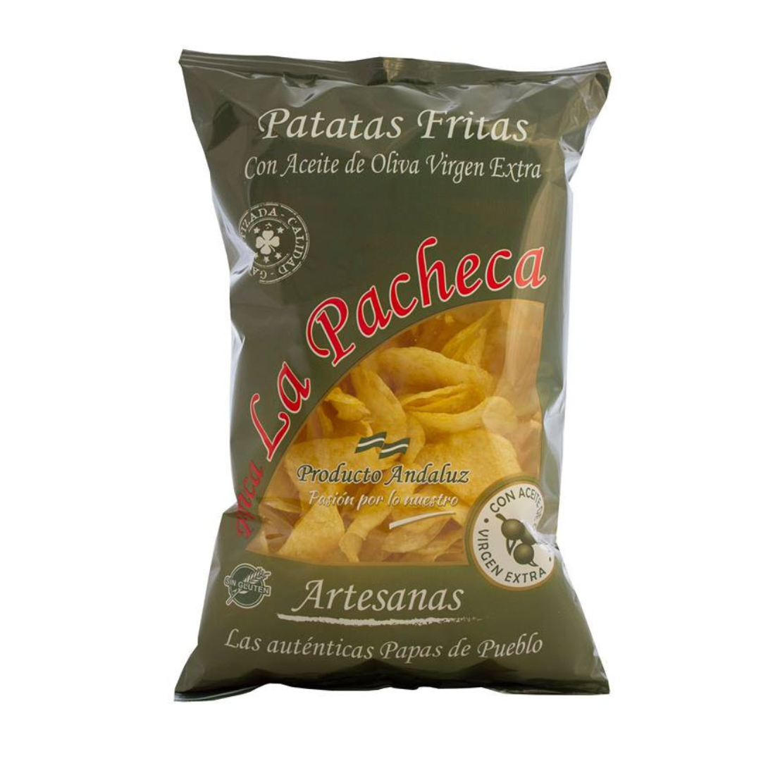 La Pacheca Extra Virgin Olive Oil Potato Chips 210gr