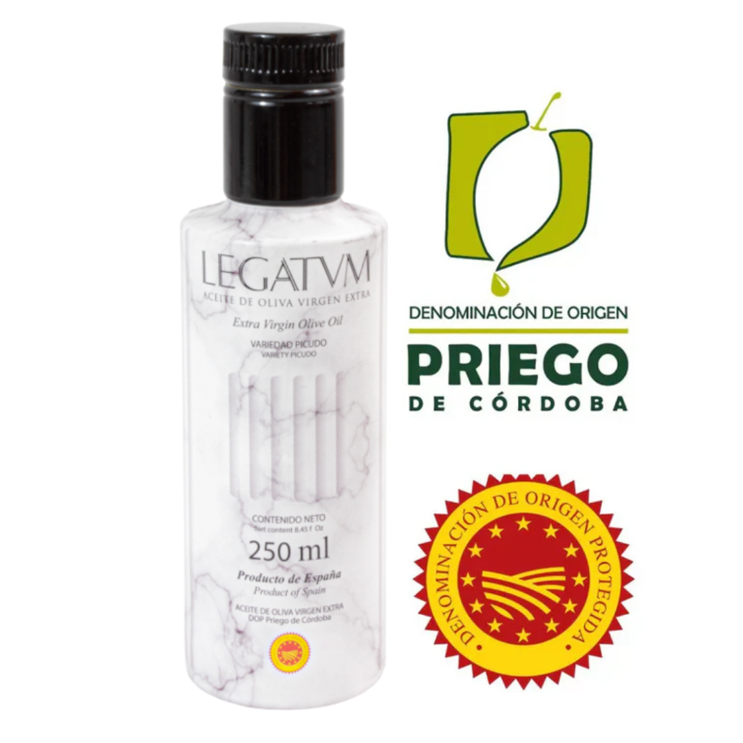 Aceite de Oliva Virgen Extra Legatvm,  250ml y 500ml.