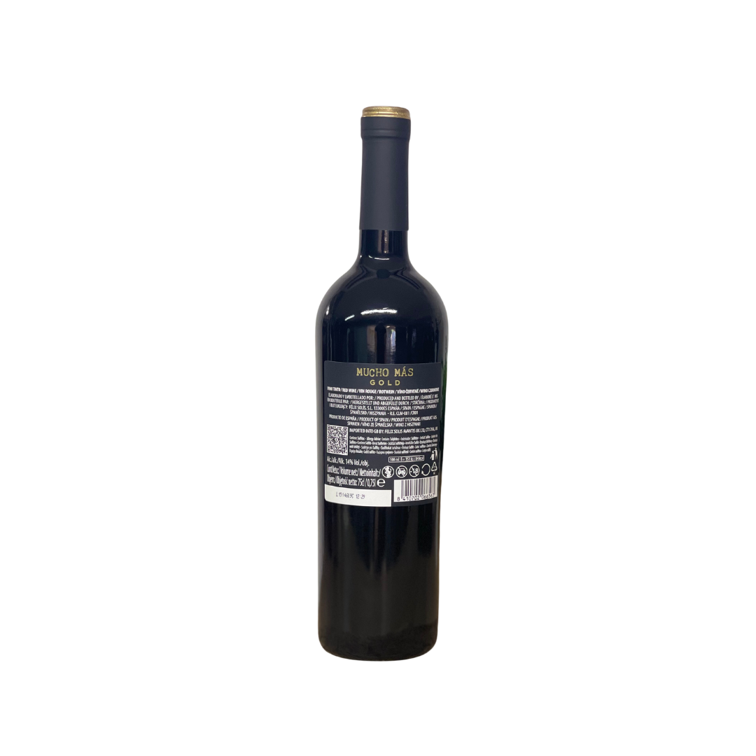 Vino Tinto Mucho Más Gold (Félix Solís). 75 cl.