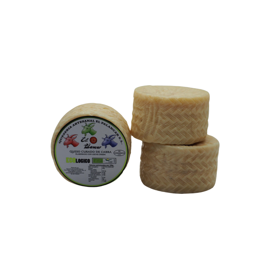 Queso Semicurado de Cabra ECOLÓGICO. El Palancar. 380 gr aprox.