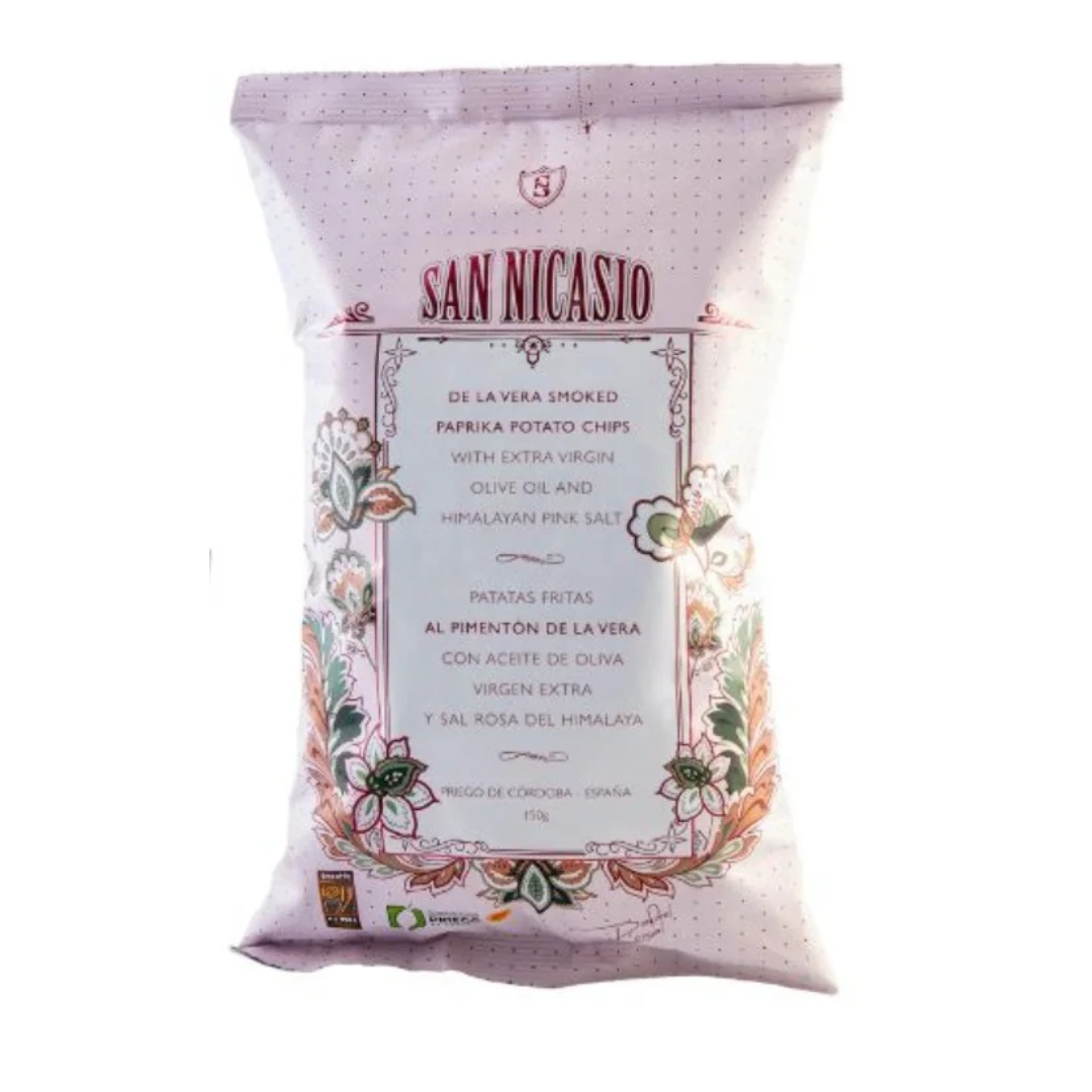 San Nicasio Paprika Flavored Potatoes. 150 gr bag.