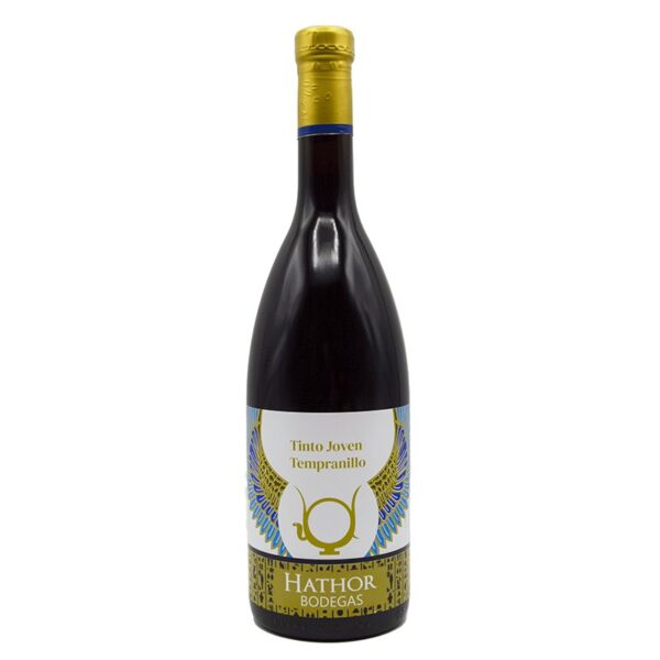 Vino Tinto Joven Tempranillo. Hathor Bodegas. 75 cl